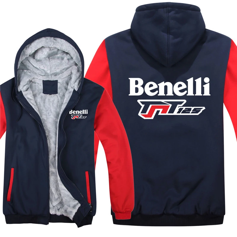 Зимние толстовки Benelli TNT 125 мужское модное пальто пуловер флисовая подкладка