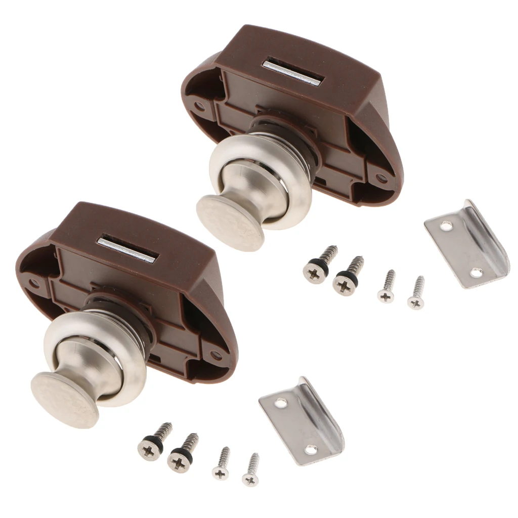 2 шт. кнопочный замок без ключа для яхты Rv ящика шкафа | Автомобили и мотоциклы