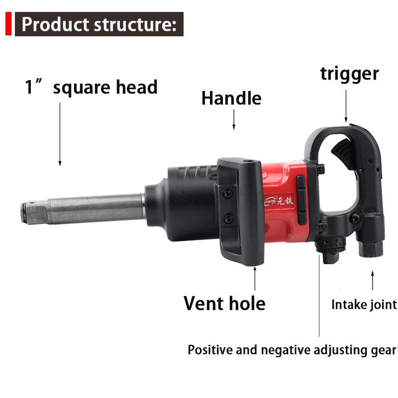 Динамометрический ключ пневматический гаечный для установки шин автомобиля
