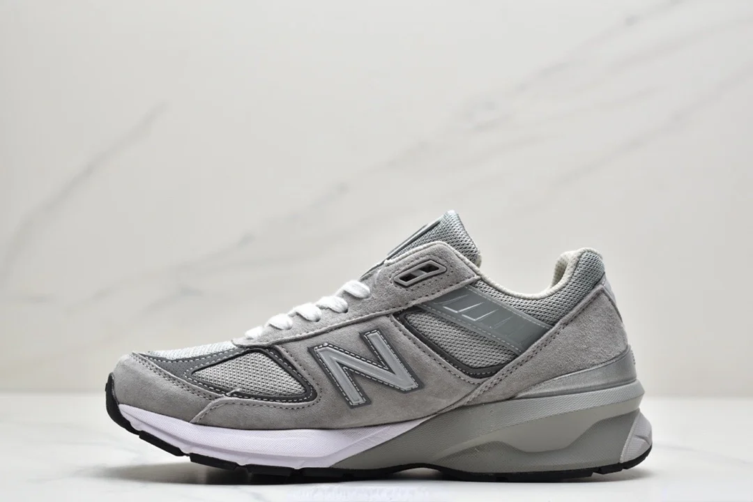 

Матовые замшевые прогулочные туфли для мужчин и женщин, новые оригинальные балансные кроссовки для бега для мужчин и женщин, V5 от 990V5, 2021