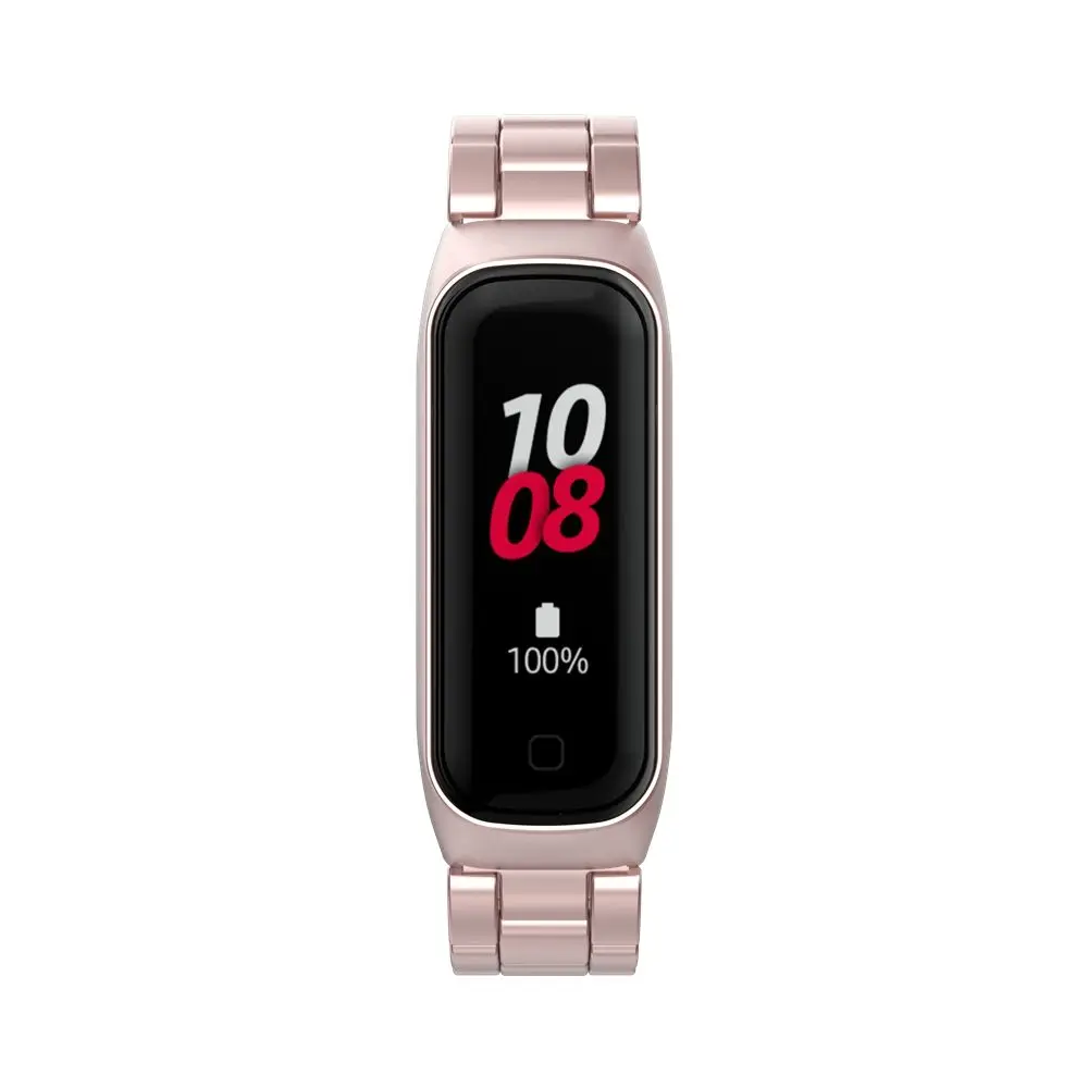 Ремешок из нержавеющей стали для Samsung Galaxy Fit 2 металлический браслет Fit2 R220 умные