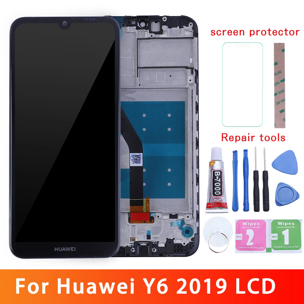Оригинальный ЖК дисплей для Huawei Y6 2019 с сенсорным экраном Prime MRD LX1f LX1 LX2 LX3 L21 L22 Pro