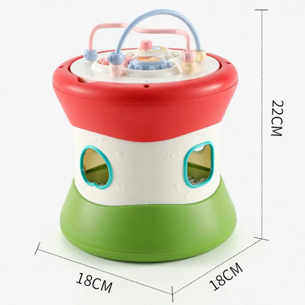 

1Set Babies Hand Drum Toy Musical Instruments Hand Pat Round Drum Toddler Early Educational Toy Funny Gift for Children