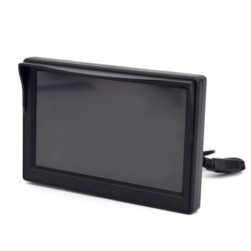 Высокое разрешение 5 дюймов TFT LCD Автомобильный цветной HD присоски на монитор