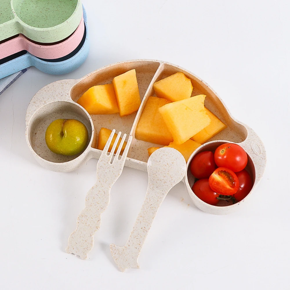 3 шт./компл. пшеничной соломы для занятий спортом детей чаши посуда с рисунком