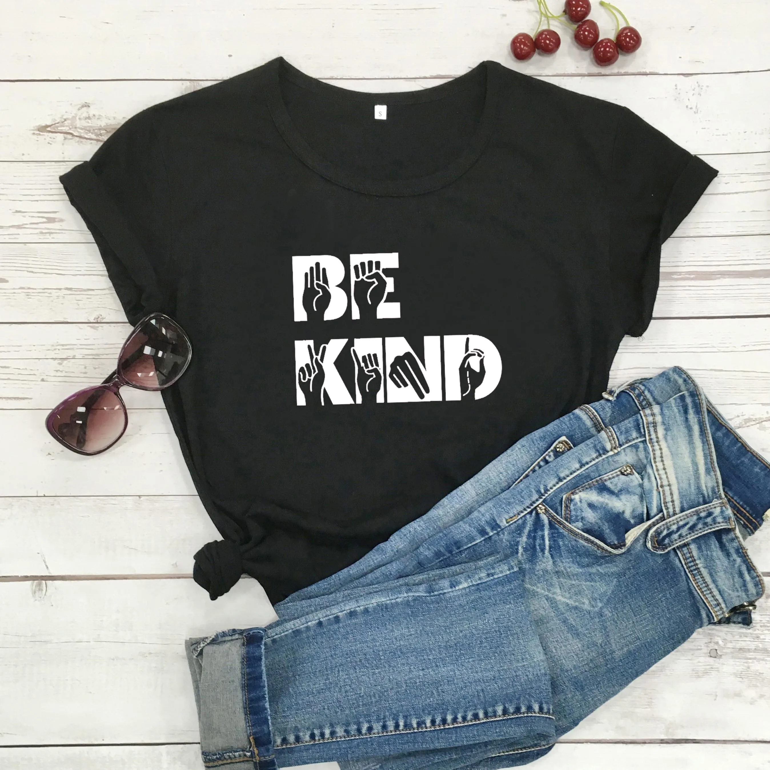 

be kind shirt short sleeve tee shirt funny shirt mom shirt love for mom shirt summer fashion women shirt Trending Tshirt M279