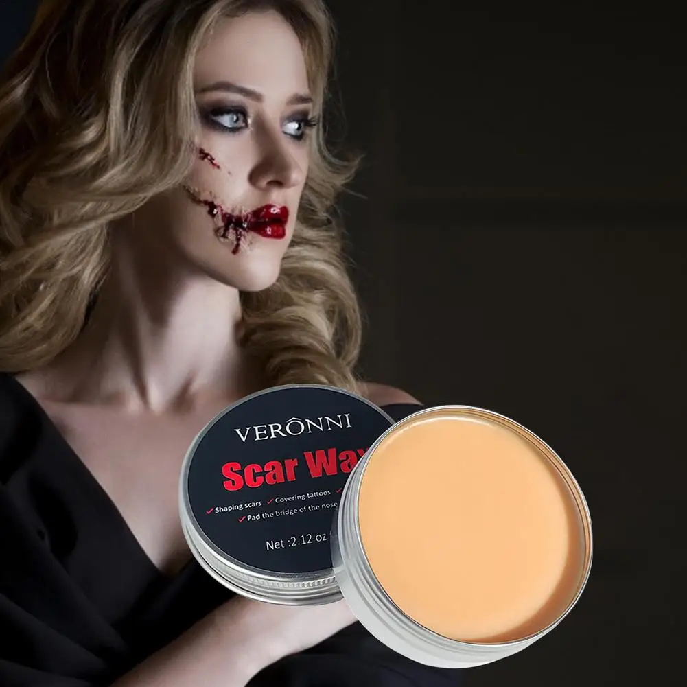 Shaping Special Effect Body Makeup Simulation Scar Wound Skin Waterproof Film Fancy Halloween Paint Cosplay Wax | Красота и здоровье