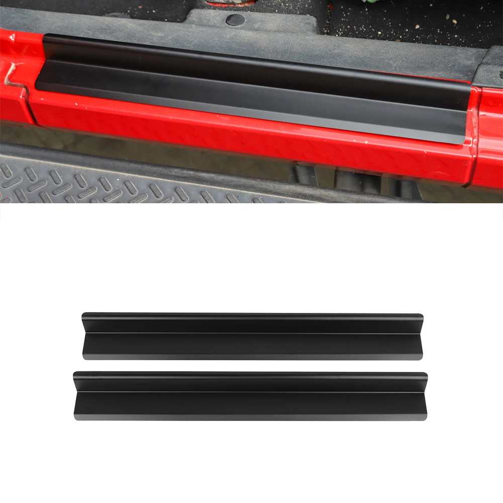 

Car Door Sill Scuff Plate Entry Guard Trim Decoration Cover for Jeep Wrangler JK JKU 2007-2017 2/4 Doos Interior Accessories