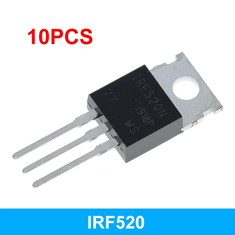 ТРАНЗИСТОР IRF510 IRF520 IRF530 IRF540 IRF630 IRF640 IRF730 IRF740 IRF830 IRF840 TO 220 TO220 10 шт.|Интегральные схемы|