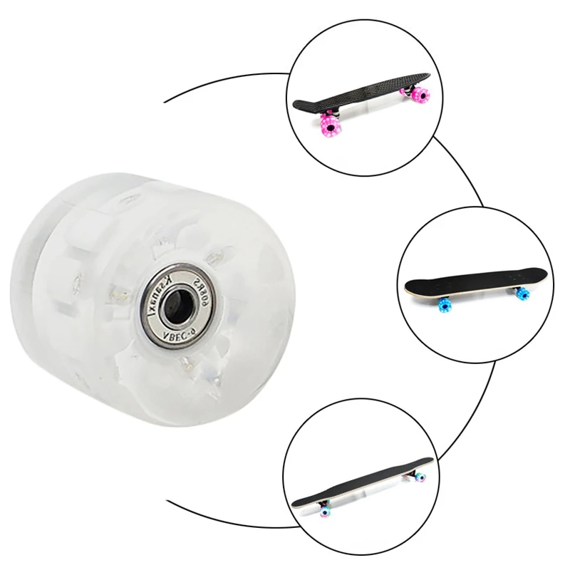 Skateboard Wheels 60mm x 45mm 82A with Bearings and All-In-One T Tool Cruiser for |