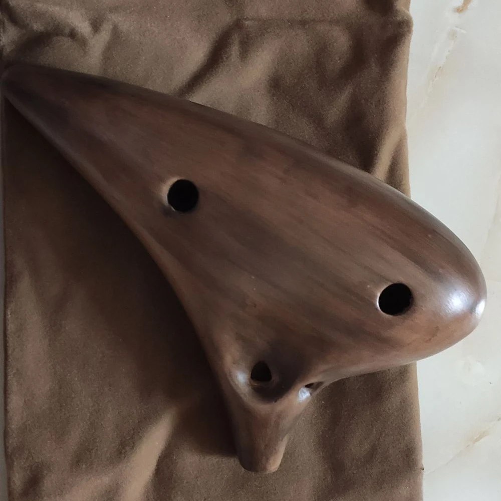high quality 12 holes bass C/BC ocarina smoked burn flute BC tubes music instrument good sound | Спорт и развлечения