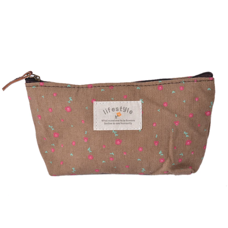 Женские сумки с изысканным цветочным принтом тканевые косметички женские модные