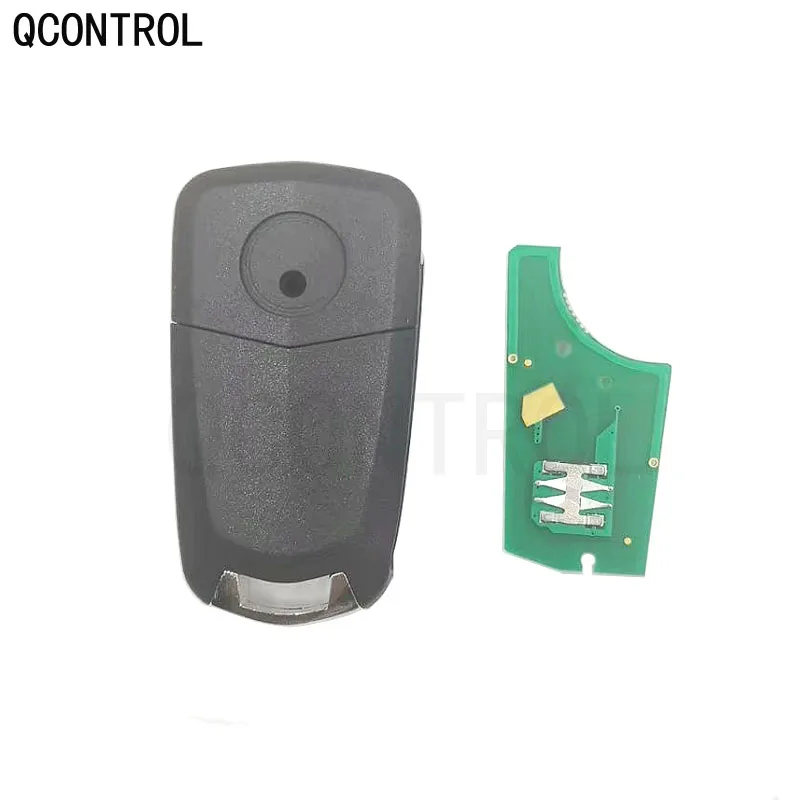 QCONTROL 2 кнопки дистанционного ключа автомобиля 433 МГц PCF7941 костюм для Opel/Vauxhall Astra H 2004-2009, Zafira B 2005-2013