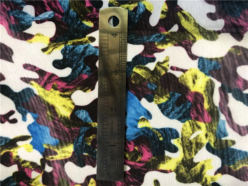 

SBR Neoprene Waterproof Diving Mask 10 Yards A Dozen Camo Printed High Quality 2mm Thick Stretch Sewing Fabric
