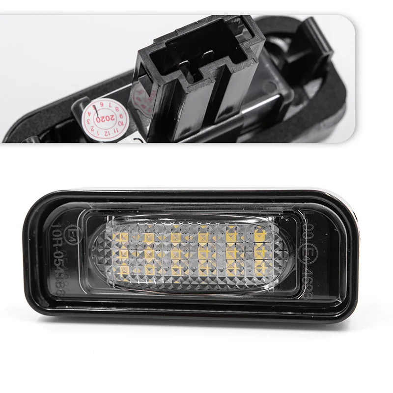 Светодиодный номерных знаков светильник для Mercedes Benz W220 DC 12V 18 SMD 3528 номерной знак