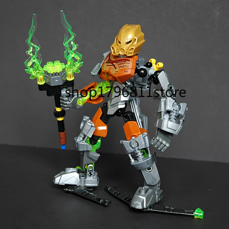 XSZ 707 2 66 шт Bionicle Pohatu мастер каменных строительных блоков Игрушка совместима с