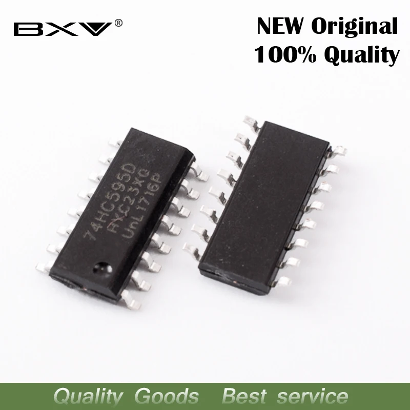 50 шт. 74HC595D 74HC595 SOP16 SOP SN74HC595DR SMD|Интегральные схемы| |