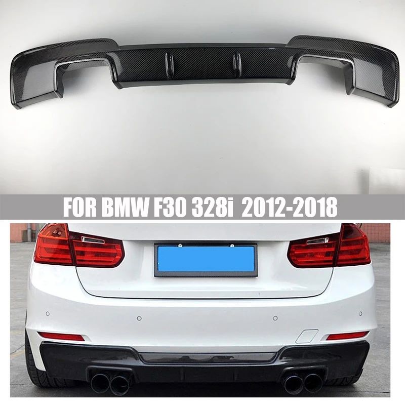 Задний диффузор из углеродного волокна для бампера F30 320i 328i 330i 335i 2012 2016 (не