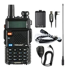Walkie Talkie рации TD UV5R радиостанции VHF UHF 136-174MHz и 400-520MHz рация портативная uv5r рации для охоты