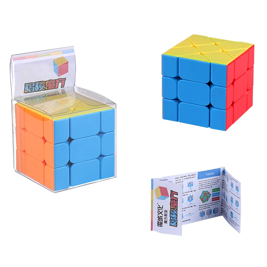 

3 Order Speed Magic Cube Smooth Puzzle Professional Game Students Antistress Magic Cube Children Beginner Toy Gift Ideas EE50MF