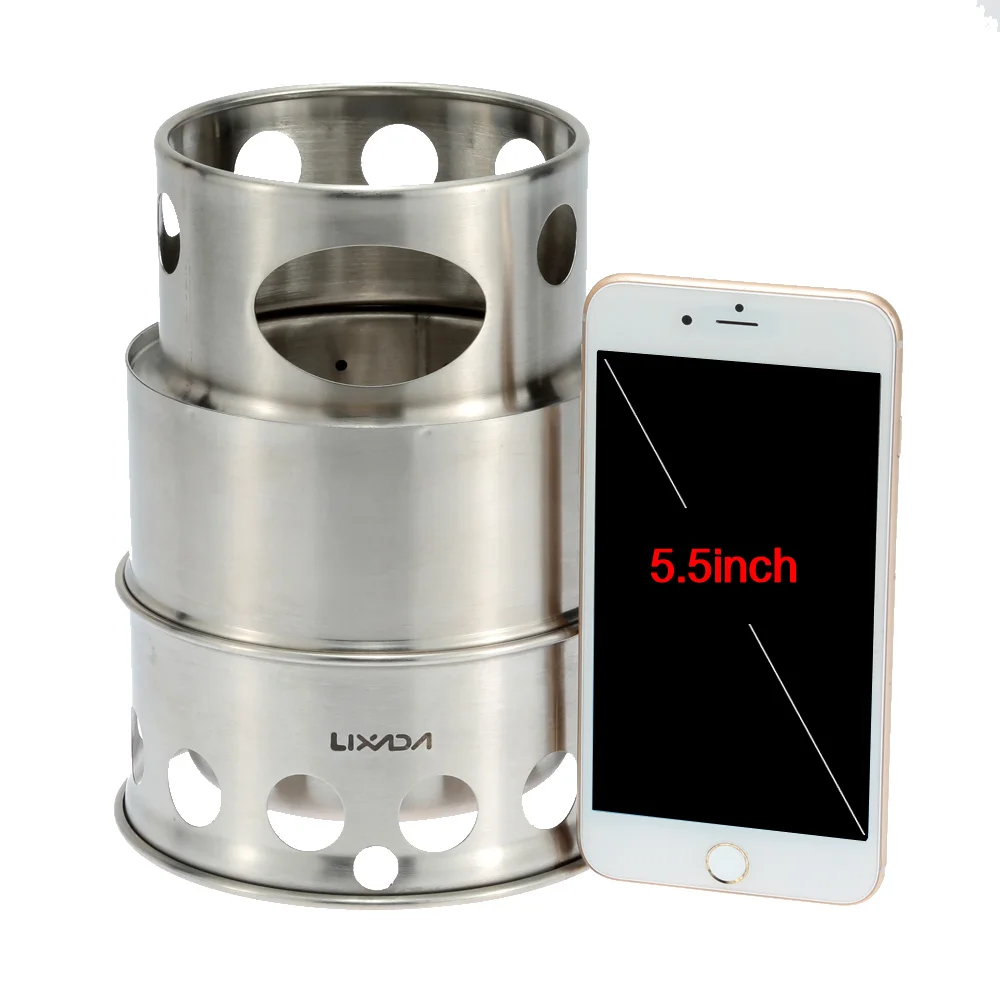 Уличная плита портативная походная для пикника уличная деревянная компактная