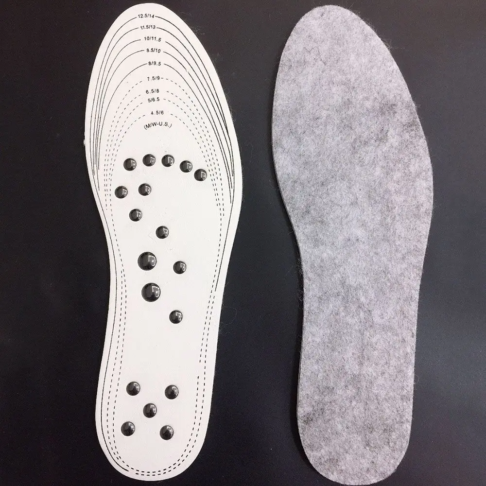 New Unisex Feet Massage Insoles Magnetic Weight Loss Acupressure Slimming Insoles Foot Care Shoe Gel Inserts  Insoles