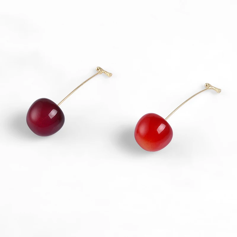 Модная классическая брошь в виде свежих фруктов вишни Корсажная бутоньерка шаль