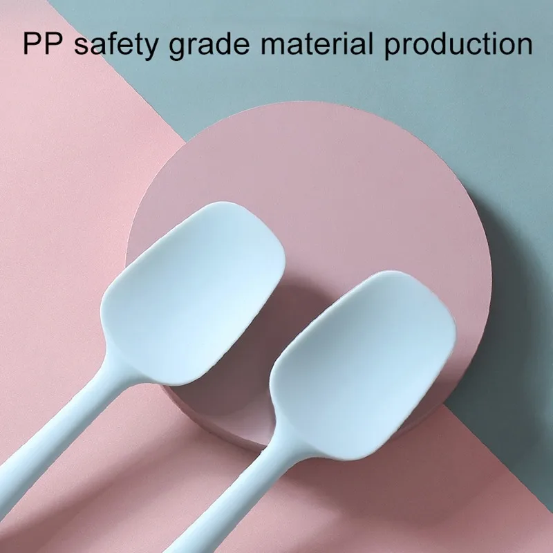 21CM Hot Universal Heat Resistant Integrate Handle Silicone Spoon Scraper Spatula Ice Cream Cake Kitchen Tool Utensil | Дом и сад