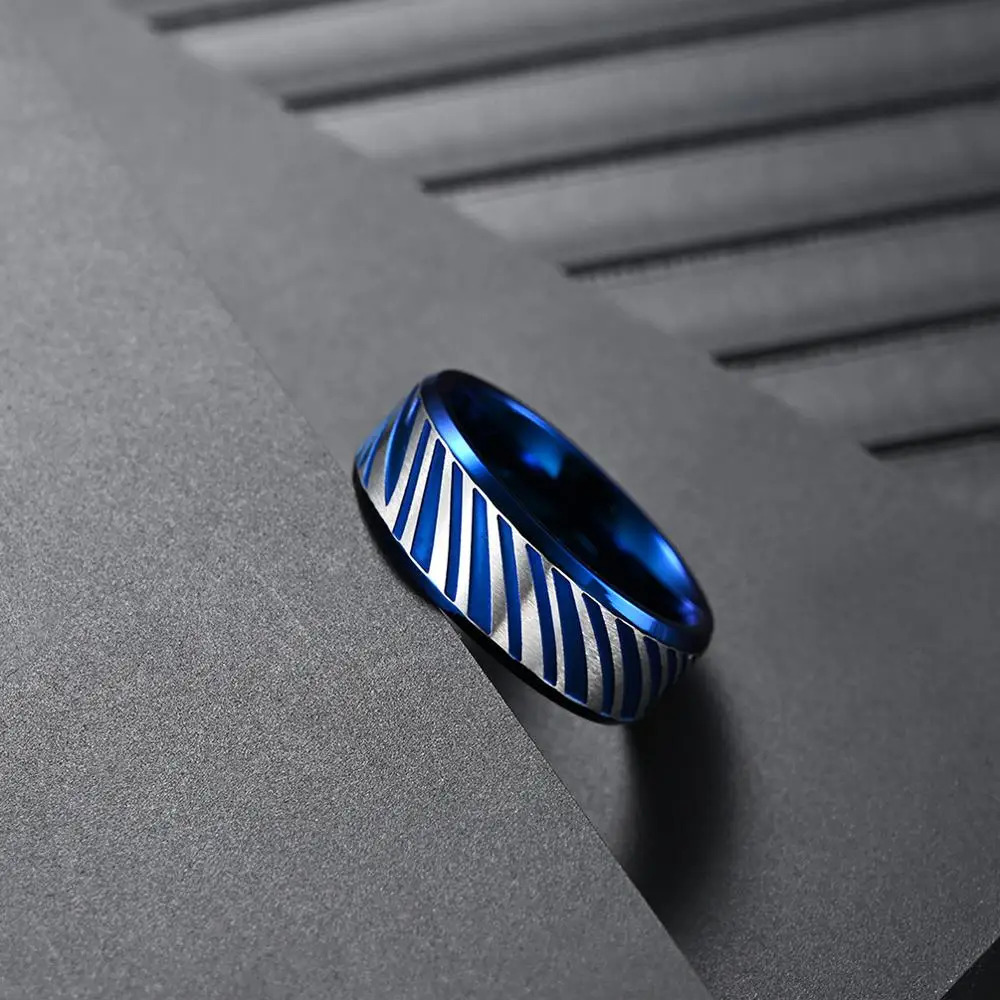 Loredana high quality stainless steel business gentleman style exquisite rings creative handmade design jewelry | Украшения и