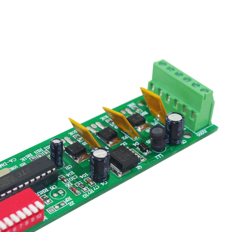 DC 5в-24в 3-канальный декодер DMX512 общий анод макс. 3CH * 5A RGB светодиодный контроллер DMX