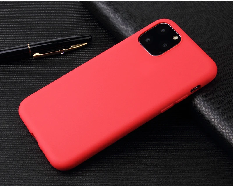 

10pcs Ultra Thin Slim Candy Color Soft Silicone Case For iPhone 12 11 Pro Max XS Max XR X 8 7 6 6S Plus SE 2020 Matte Cover