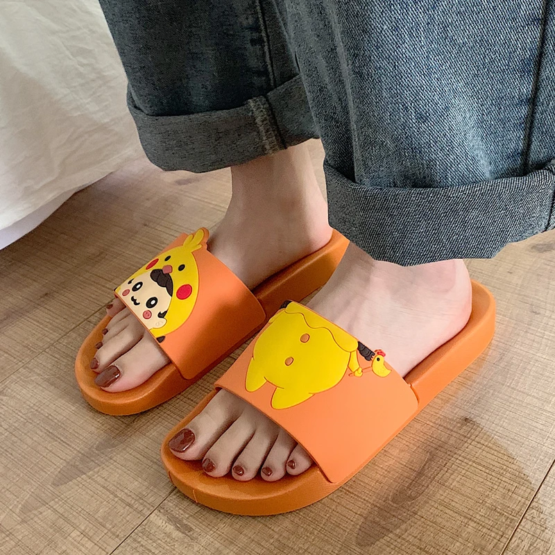 Шлепанцы для душа женские домашние с животными 2021 | Обувь