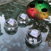 cool creative solar floating water ball lamp color changing led outdoor underwater light for garden pond decoration light