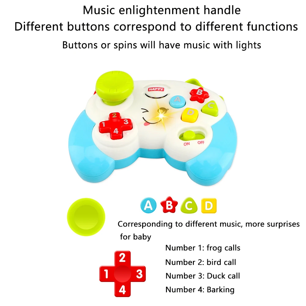 Детский игровой контроллер многофункциональная музыкальная игрушка раннее