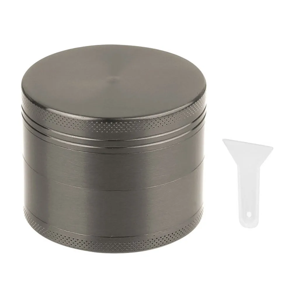

2021 New 4-layer Aluminum Herbal Herb Tobacco Grinder Smoke Grinders kitchen accessories