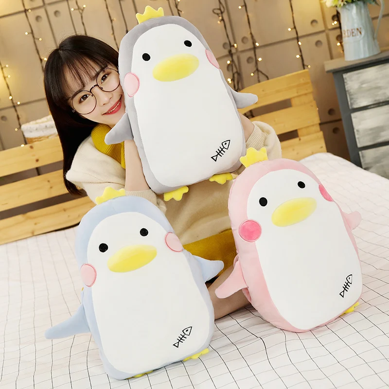 Симпатичные новые плюшевые игрушки в виде животных 45 см/70 см/100 см пингвин теплая