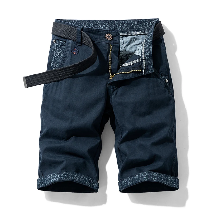

100% Cotton Knees Length Men's Pants None Waist Belt 1002