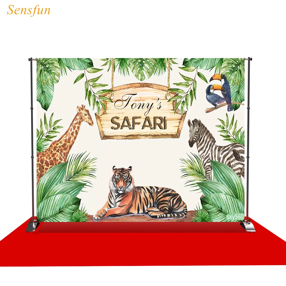 LEVOO фотографический фон кокосовых пальм на день рождения Тигр Зоопарк Лес