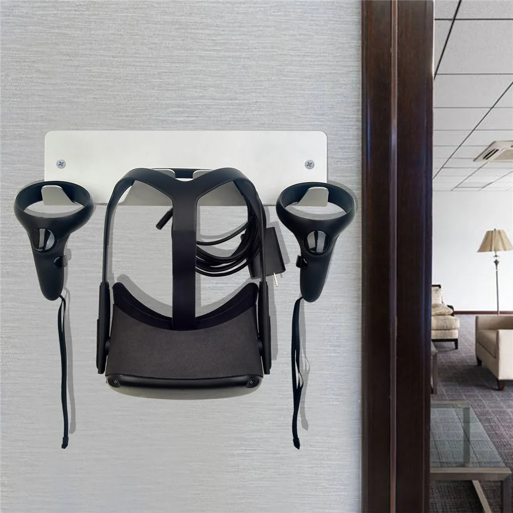 Универсальный настенный держатель VR для Oculus Rift/Rift-S/Quest гарнитуры HTC Vive/Vive Pro