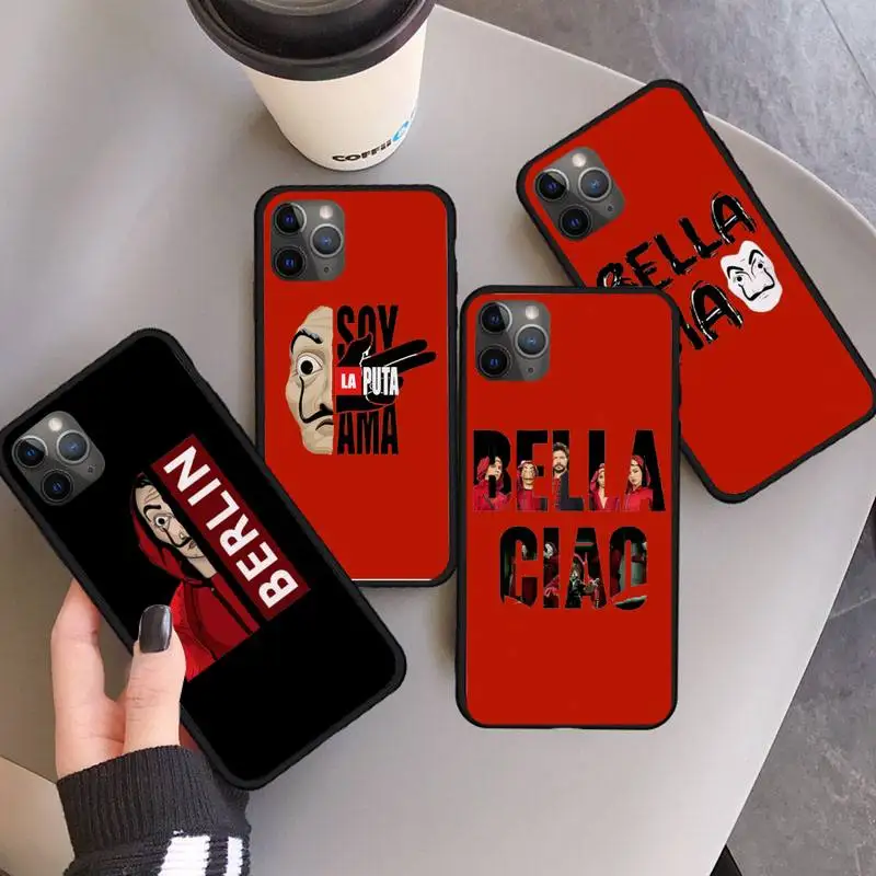 

La Casa De Papel Money Heist house Phone Case For iphone 12 11 13 7 8 6 s plus x xs xr pro max mini