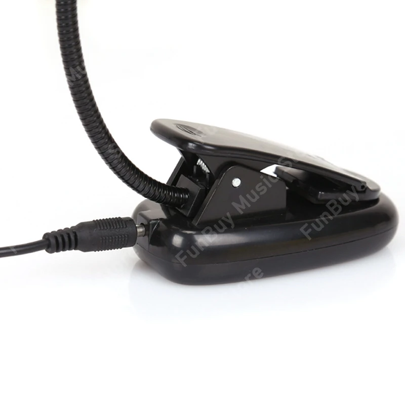 Clip on Book Light Rechargeable Reading Music Stand with Flexible Neck Battery Operated USB Bed Lamp | Спорт и развлечения