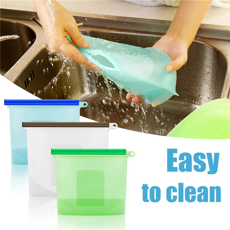 RASABOX - Food Storage & Organization Sets Reusable Silicone Bags Freezer for Snack Lunch Sandwich Meat | Дом и сад