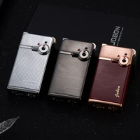 double flame lighter open flame and direct creative gift lighter smoking set smoking accessories briquets et accessoires fumeurs