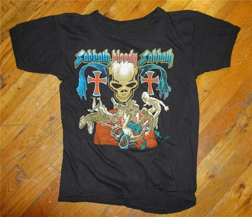 Редкий 1978 Черный Sabbath Vtg рок концертный тур футболка 70S Ozzy osborn. 2Xl 14Xl