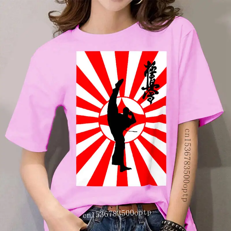 

tees top karate Printed T-Shirt women tshirt kyokushinkai