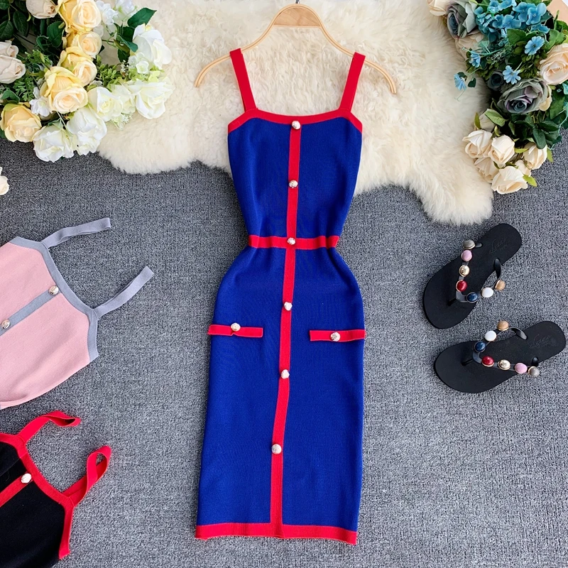 Gaganight 2019 пикантное женское платье в полоску для вечерние без рукавов винтажное