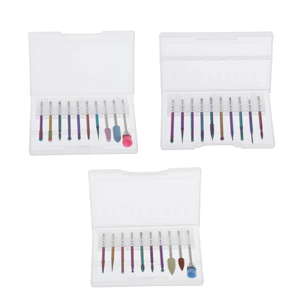 

Tungsten Nail Drill Bits Set Fit For Drill Machine Professional Acryli