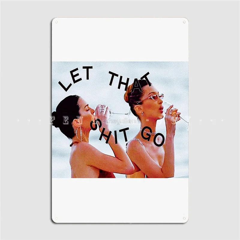 

Металлический плакат Let That Go, кинотеатр, гараж, бар, пещера, Настенный декор, жестяной плакат