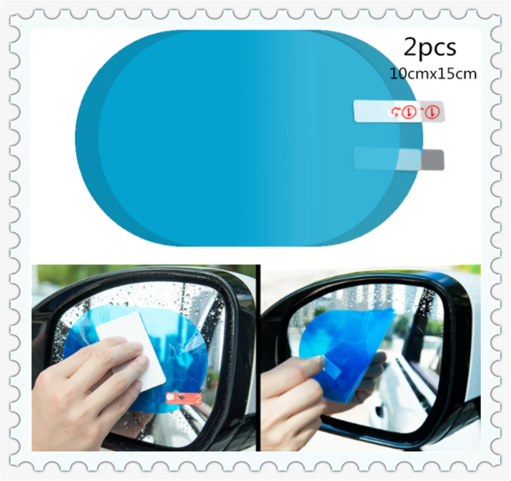 Car rearview fitting mirror waterproof membrane anti-fog clear vision for Suzuki Aerio Ciaz Equator Esteem Forenza Forsa Grand | Автомобили