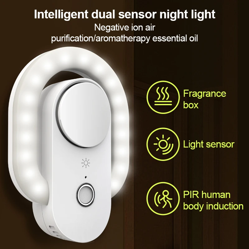 

Smart Home Induction Night Light Negative Ion Air Purification Aromatherapy Night Light